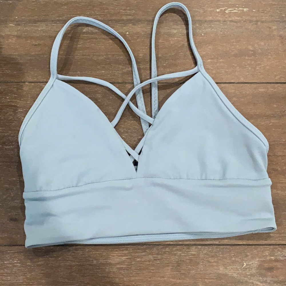 Lululemon blue sports bra